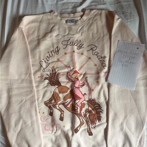 Living Fully Co - Living Fully Rodeo Graphic Sweatshirt